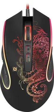 Defender Venom GM-640L RGB Gaming Mouse black, USB