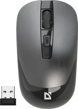 Defender Wave MM-995 wireless Optical Mouse silver, USB