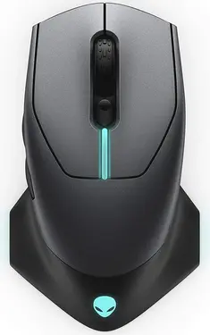 Dell Alienware AW610M wired/Wireless Gaming Mouse, Dark Side Of The Moon, USB