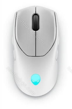 Dell Alienware AW720M Tri-Mode wireless Gaming Mouse, Lunar Light, USB/Bluetooth