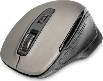 Digitus Ergonomic wireless Optical Mouse, 6 keys, grey/black, USB