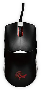 Ducky Feather Black & white Ultralight Gaming Mouse, Kailh Switches, USB
