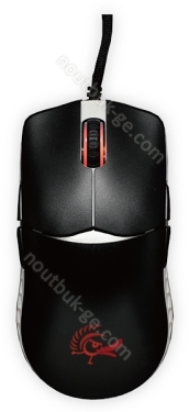 Ducky Feather Black & white Ultralight Gaming Mouse, Omron Switches, USB