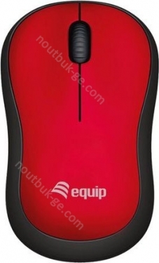 Equip Comfort wireless Mouse red, USB 