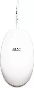 GETT KH24207 Silicone Mouse with click-Scroll, white, USB