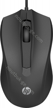 HP wired Mouse 100 black, USB