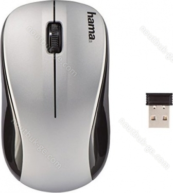 Hama AM-8100 wireless Optical Mouse silver, USB