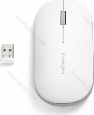 Kensington SureTrack Dual wireless Mouse white, USB/Bluetooth