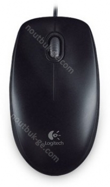 Logitech B100 Optical Mouse Black, USB