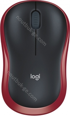 Logitech M185 wireless Mouse black/red, USB