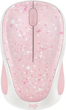 Logitech M317 wireless Mouse Rose Splash, USB