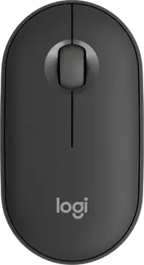 Logitech M350s Pebble Mouse 2 black/grey, Logi Bolt, USB/Bluetooth