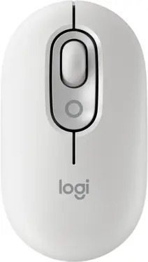 Logitech POP wireless Mouse, Off-white, Logi Bolt, USB/Bluetooth