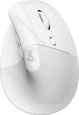 Logitech lift vertical Ergonomic Mouse, Off-white, Logi Bolt, USB/Bluetooth