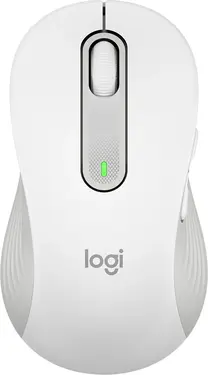 Logitech signature M650 Large Left, Off-white, left hander, Logi Bolt, USB/Bluetooth