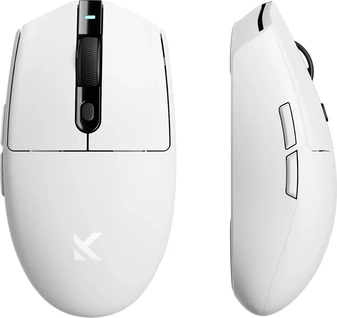 MCHOSE G3 wireless Gaming Mouse, white, USB/Bluetooth