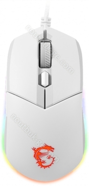 MSI Clutch GM11 Gaming Mouse white, USB