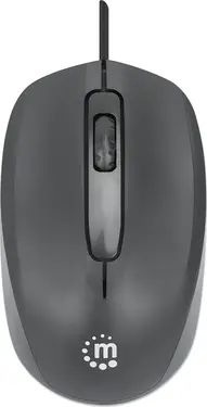 Manhattan Comfort II optical mouse black, USB