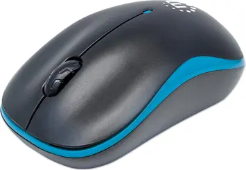Manhattan Success wireless Mouse black/blue, USB