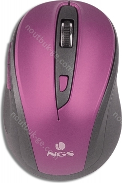 NGS Evo Mute wireless Mouse purple, USB
