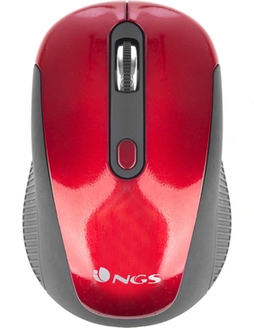 NGS Haze wireless Mouse red, USB