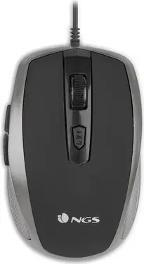 NGS Tick wired Mouse silver, USB