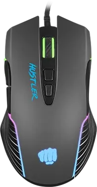 Natec Fury Hustler Gaming Mouse grey/black, USB