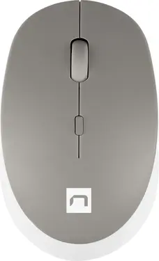 Natec Harrier 2 wireless Mouse white/grey, Bluetooth