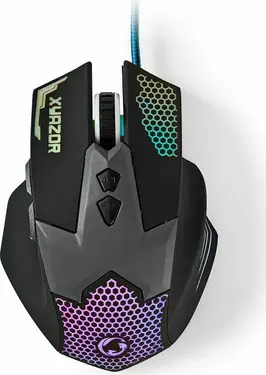 Nedis Xyazor Gaming Mouse, black, USB
