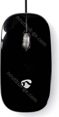 Nedis wired Optical Mouse, black, USB