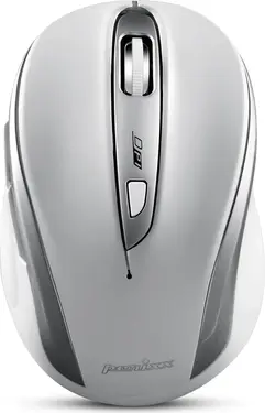 Perixx PERIMICE-721 SW wireless Ergonomic Mouse white/silver, USB