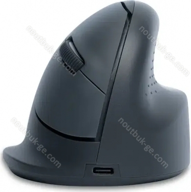 R-Go HE Basic Mouse vertical wireless mouse medium, grey, Bluetooth