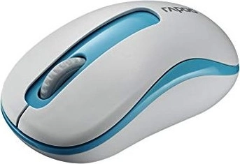 Rapoo M10 Plus wireless Optical Mouse blue/white, USB
