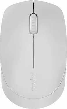 Rapoo M100 Silent light grey, USB/Bluetooth