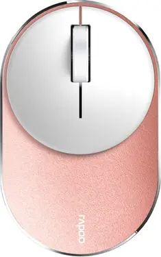 Rapoo M600 mini Multi-mode wireless white/rose gold, USB/Bluetooth