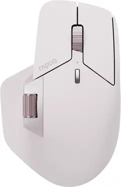 Rapoo MT760L wireless Multi-mode Mouse grey/white, USB/Bluetooth
