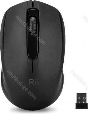 Riitek RM100+ wireless Mouse black, USB