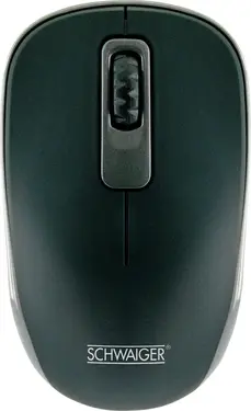Schwaiger PC wireless mouse black, USB