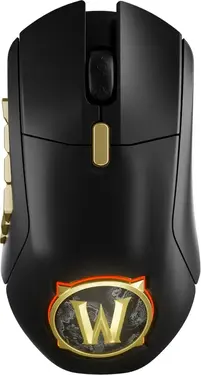 SteelSeries Aerox 9 wireless World of Warcraft Edition black/gold, USB/Bluetooth
