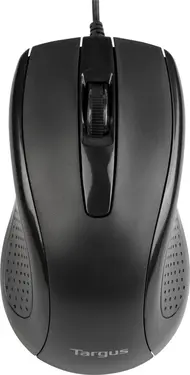 Targus Full-Size Optical Antimicrobial wired Mouse black, USB