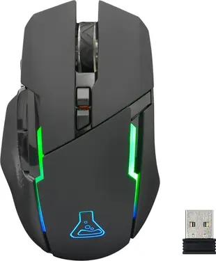 The G-Lab Kult Caesium wireless Gaming Mouse, black, USB