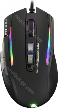 The G-Lab Kult Nitrogen ATOM Gaming Mouse, black, USB