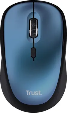 Trust Yvi+ Silent wireless Mouse blue, ECO certified, USB
