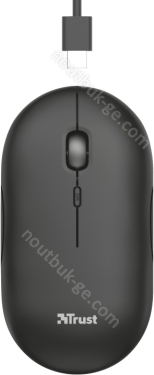 Trust puck wireless Mouse black, USB/Bluetooth