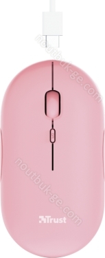 Trust puck wireless Mouse pink, USB/Bluetooth