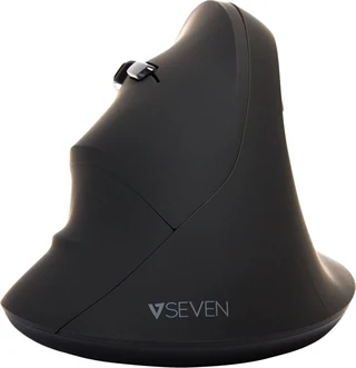 V7 vertical ergonomic wireless mouse, left hander, black, USB