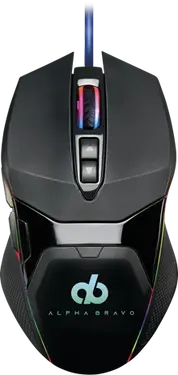 Veho Alpha Bravo GZ1 Gaming Mouse, black, USB