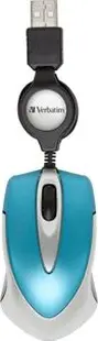 Verbatim Go mini Optical travel Mouse blue, USB