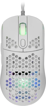White Shark Galahad white Gaming Mouse, white, USB