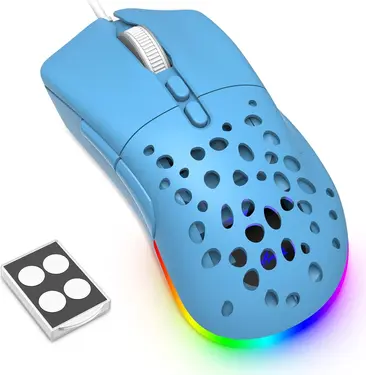 Ziyou long D19 RGB Gaming Mouse blue, USB